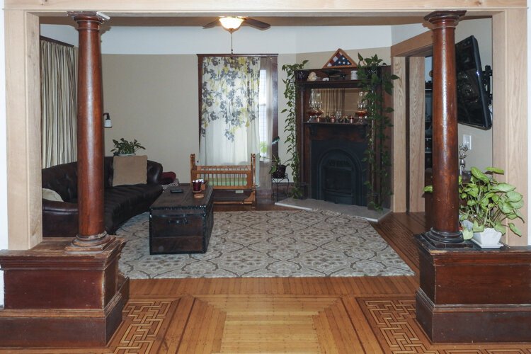 Daisy Avenue home living room after renovations.