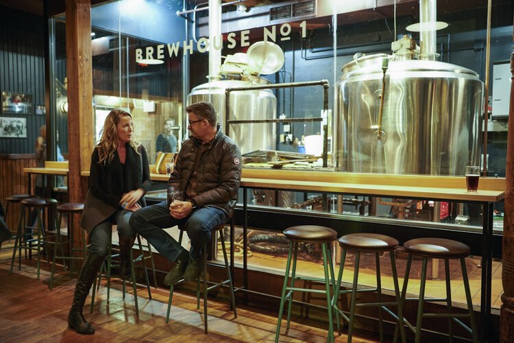 At Great Lakes Brewing reopening.