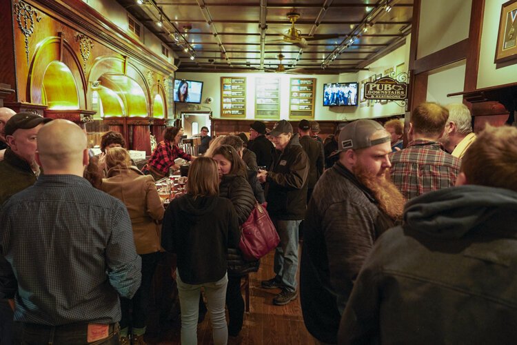 At Great Lakes Brewing reopening.