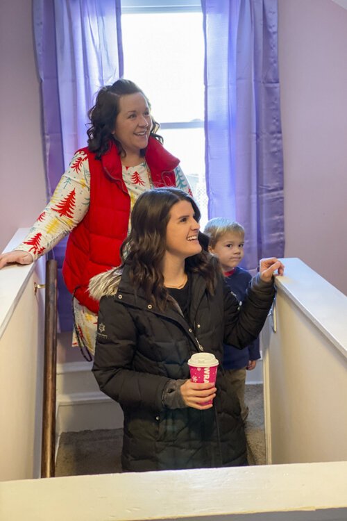 <span class="content-image-text">Big smiles come with the open house for the sixth home donated by The City Mission’s New Horizons program.</span>