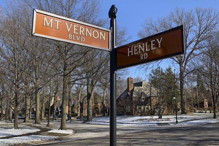 Blast from the past Historic street signs go up in Forest Hill neighborhood