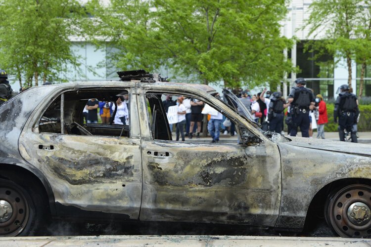 I Can't Breathe" Justice for George Floyd! protests in Cleveland