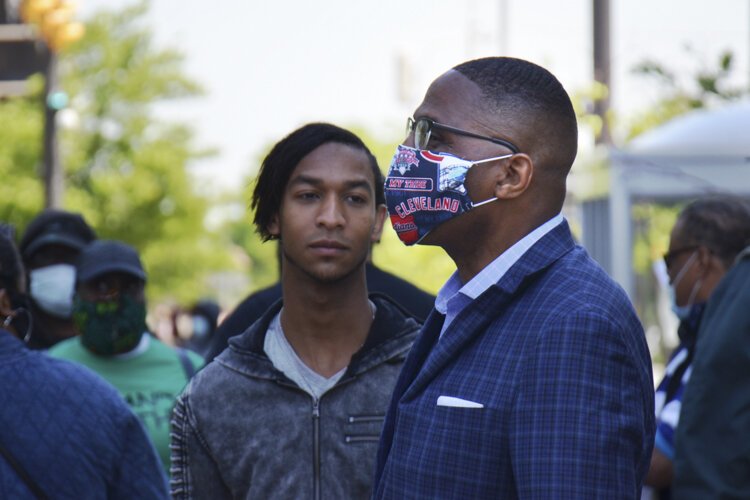 I Can't Breathe" Justice for George Floyd! protests in Cleveland