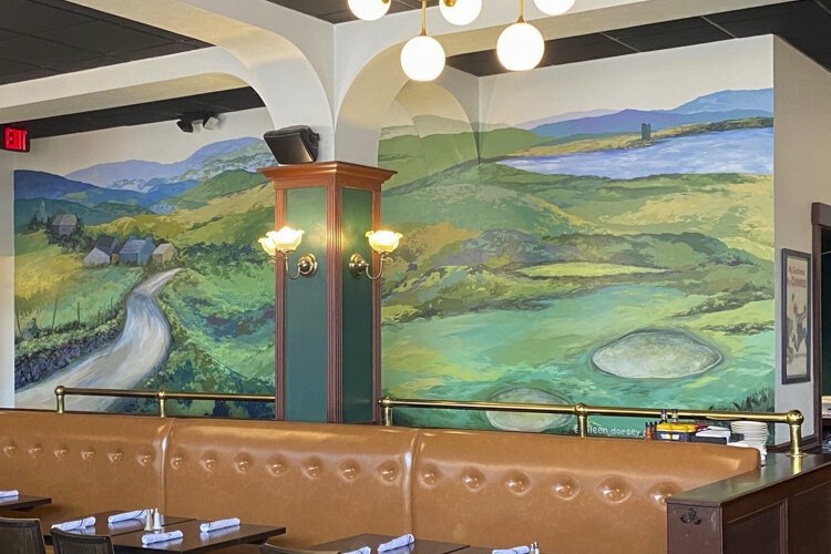 Flannery's Pub adds a new mural by local artist Eileen Dorsey
