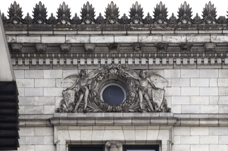 Detail on the Citizens Building - currently the City Club Building