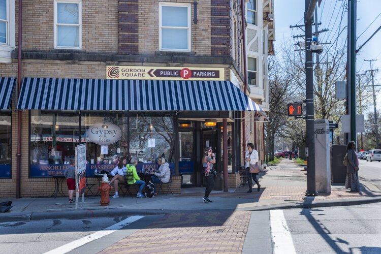 Gordon Square in the Detroit Shoreway Neighborhood