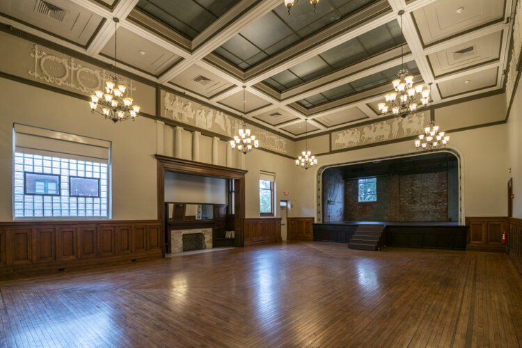 Interior of the Olney Gallery.