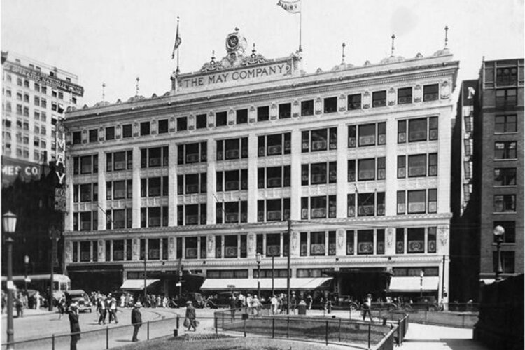 May Company Building on Euclid Avenue, 1924