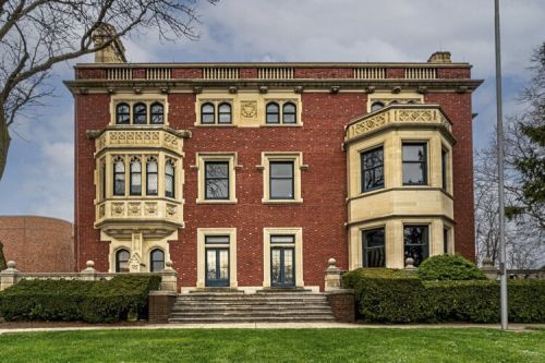 Charles Schweinfurth designed 18 homes on Euclid Avenue with the 1910 Mather Mansion being the final one on Euclid Avenue for industrialist and philanthropist Samuel L. Mather.