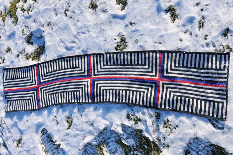 Throughout 2021 LAND is partnering with some of Cleveland's most talented artists to create unique gift items to commemorate 10 years starting with this scarf designed by local textile artist Molly Fitzpatrick of DittoHouse.