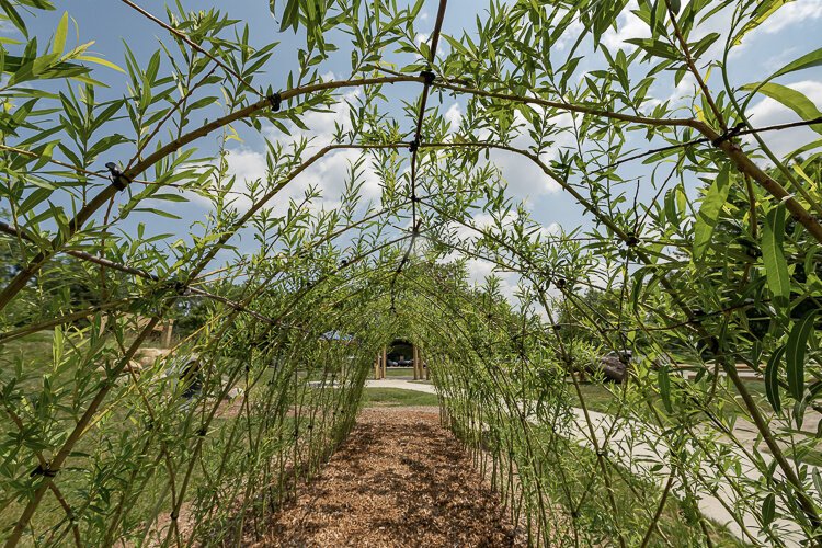 The new "Lindsey Family Play Space" playground at Upper Edgewater