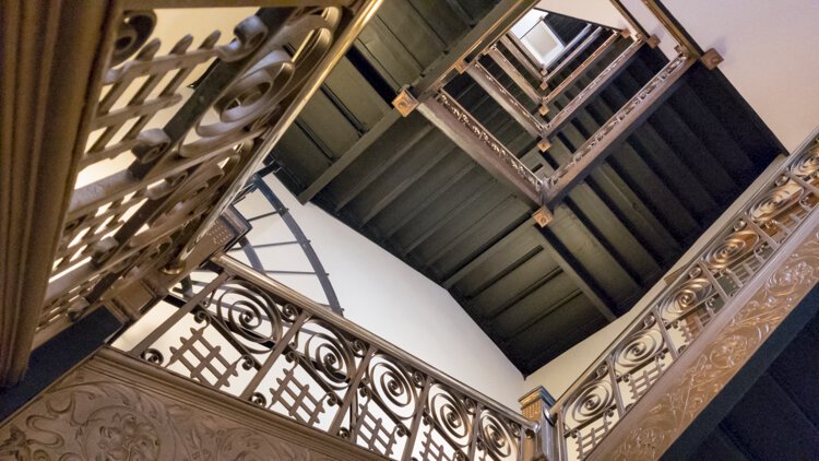 Cleveland Arcade stairway