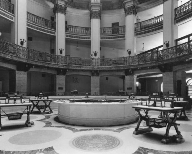 Cleveland Trust Company  Rotunda Banking Room, 1938
