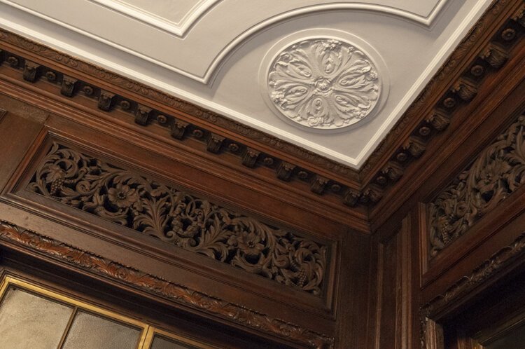Room detail in the old Van Swerigen offices in the Terminal Tower now the offices of BrownFlynn.
