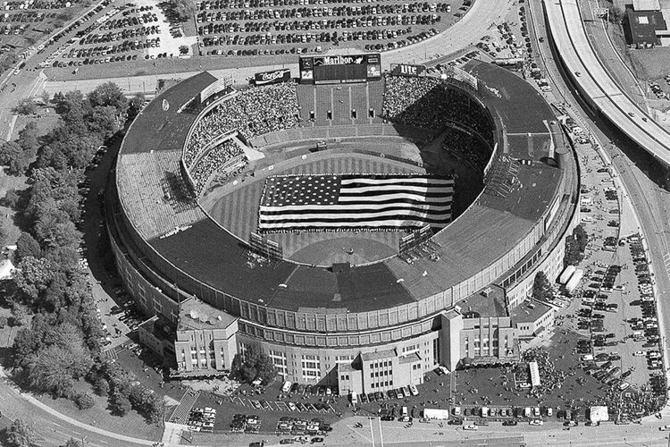 Cleveland Municipal Stadium in1993