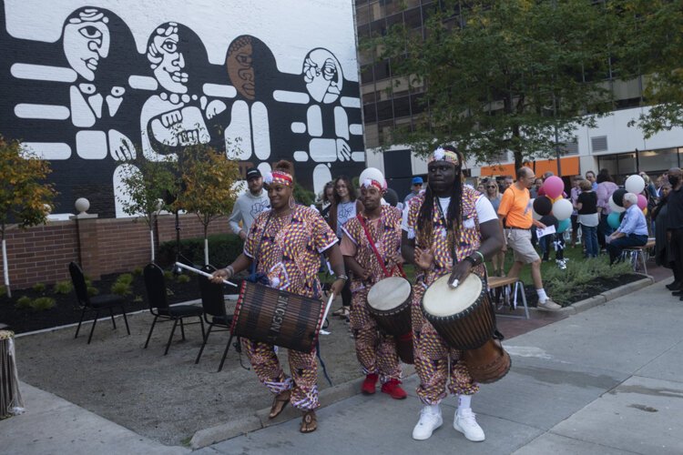 ‘Life is Sharing the Same Park Bench’ mural dedication