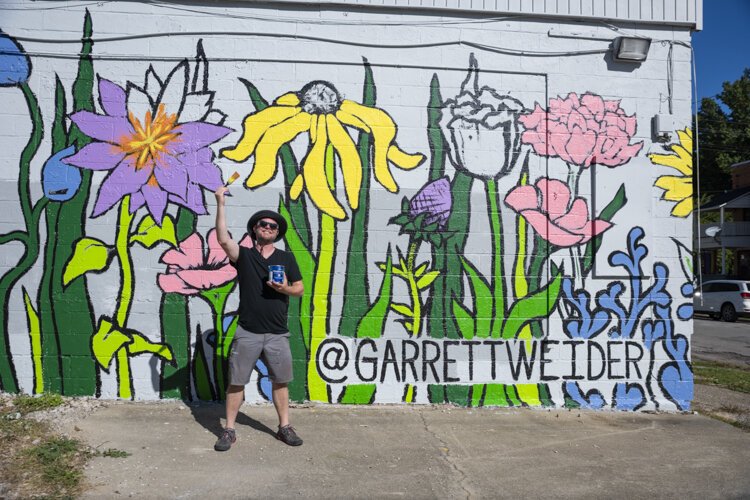 Artist Garrett Weider