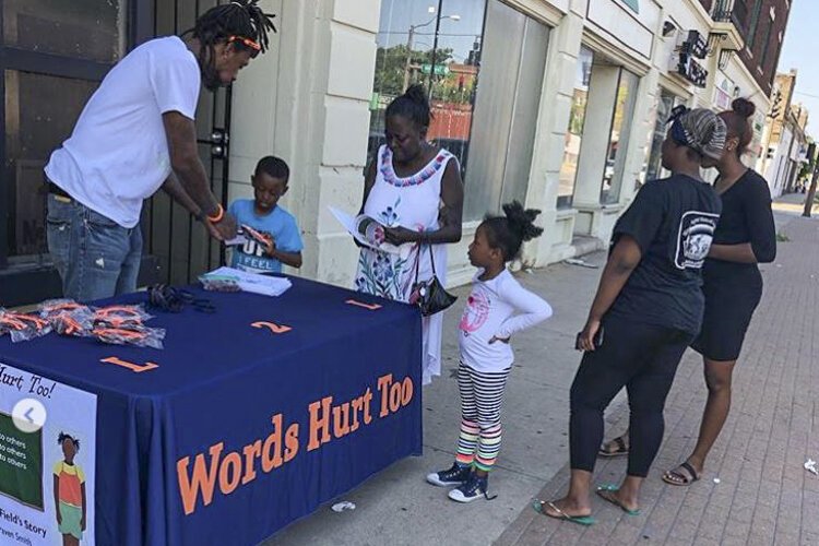 Craven Smith takes his anti-bullying message to churches, schools, libraries, festivals and even barbershops.