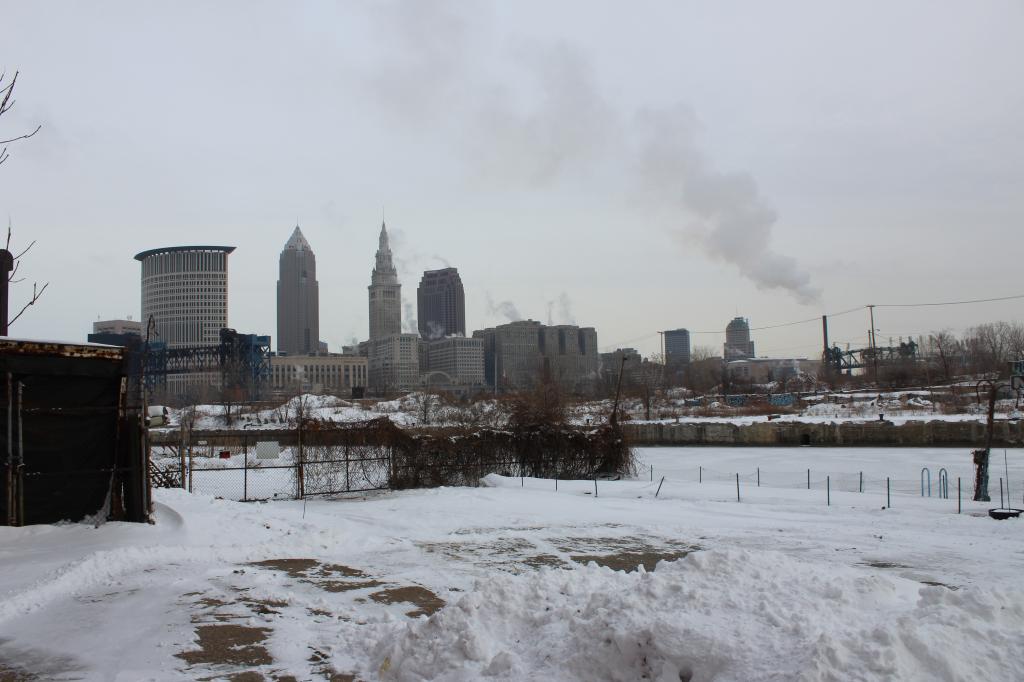 View of downtown from The Foundry buildings