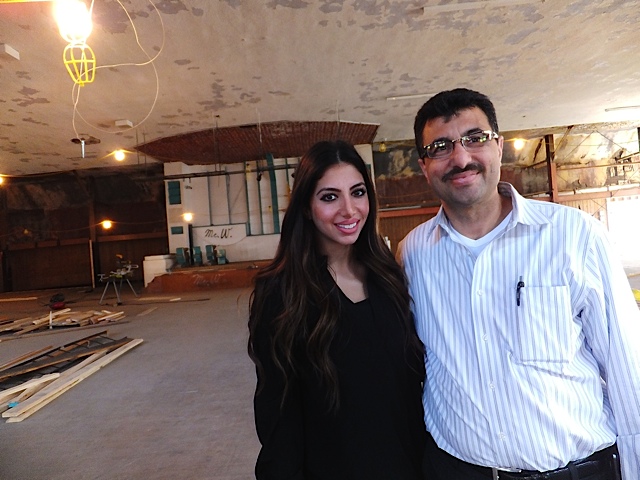 Aragon owner Ali Faraj and daughter Abbei