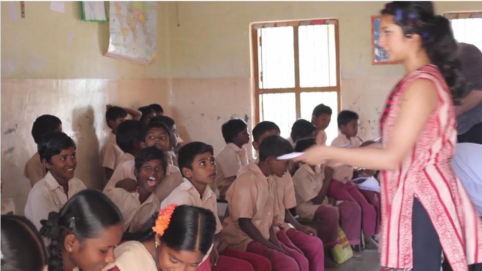 KnotProfit founders donated to a school in India