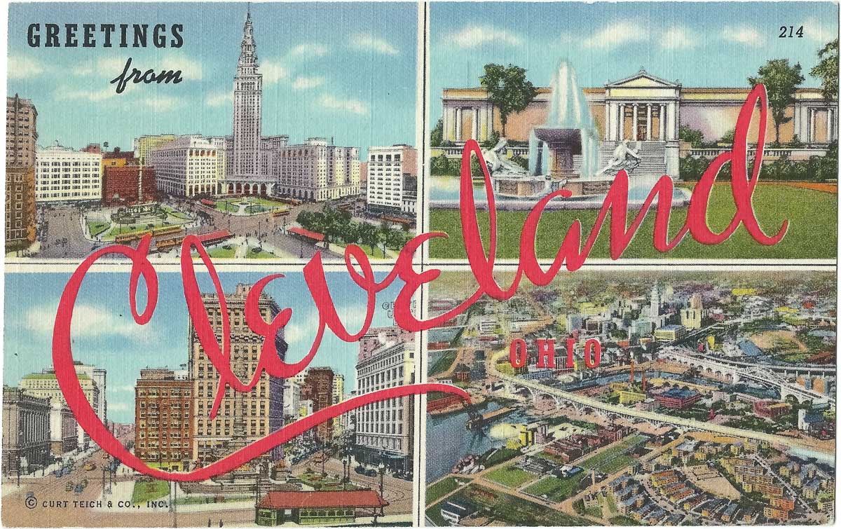Greetings from Cleveland Ohio (ca 1950s)