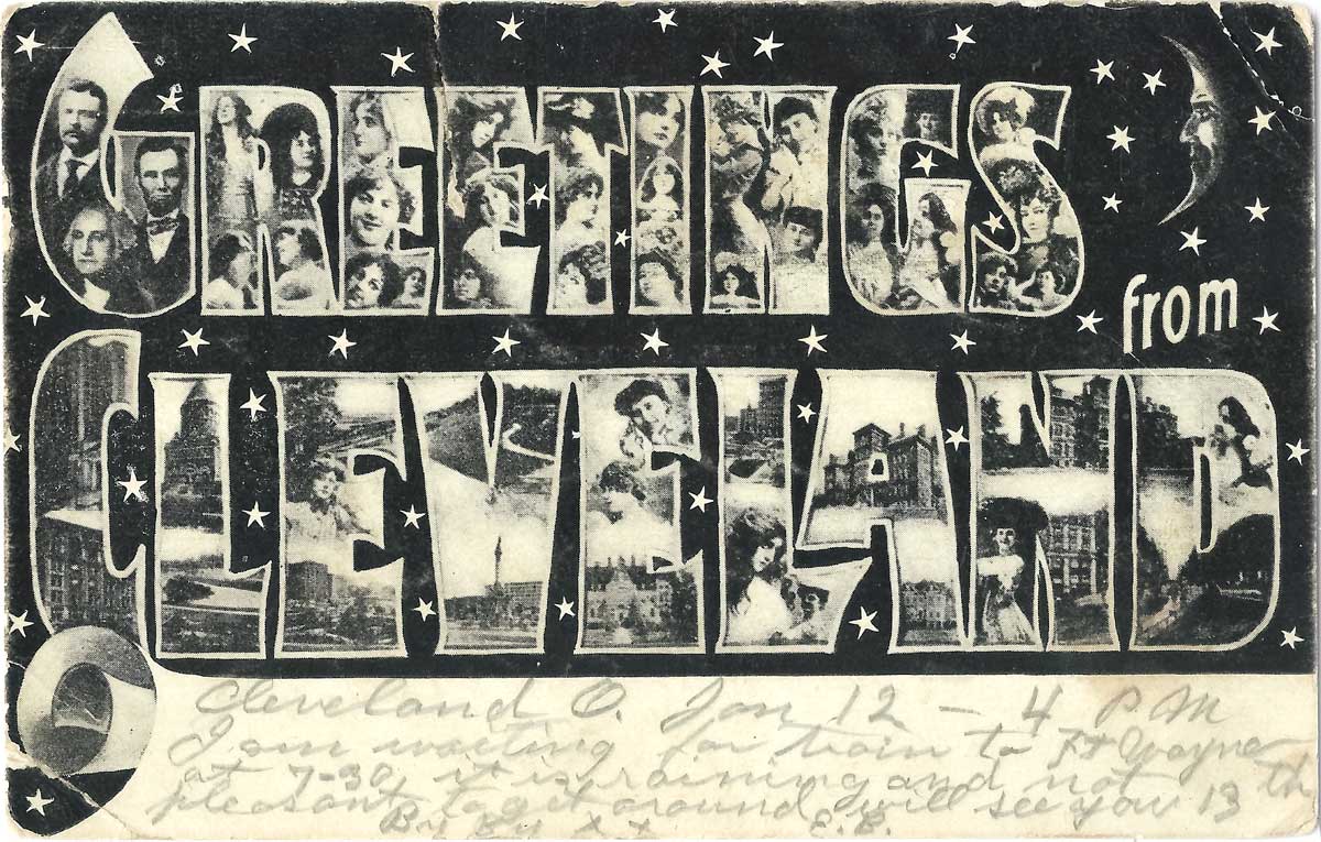 Greetings from Cleveland, circa 1908