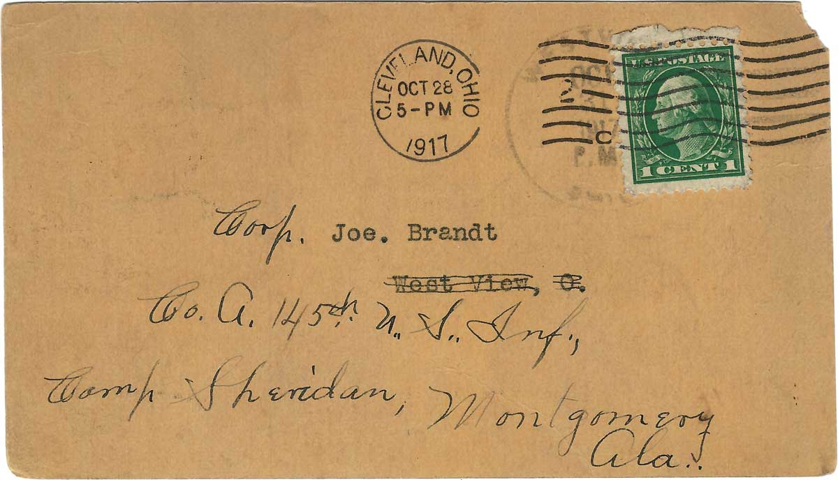 Olmsted Falls Grand Masque Ball 1917 (back)