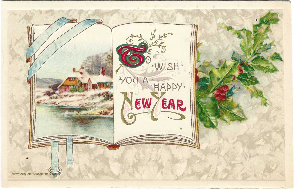 To Wish You a Happy New Year (ca 1908)