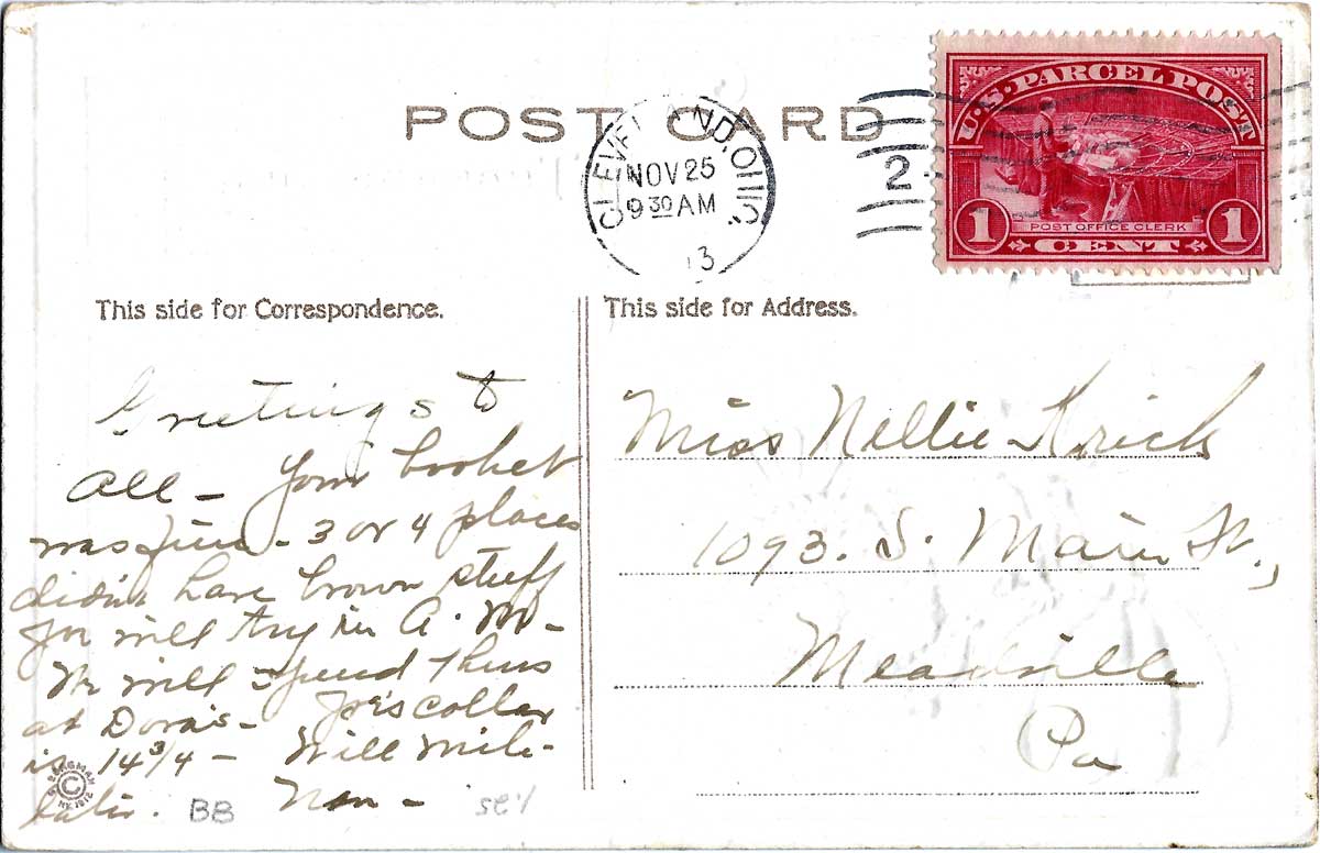 Thanksgiving (1913), back