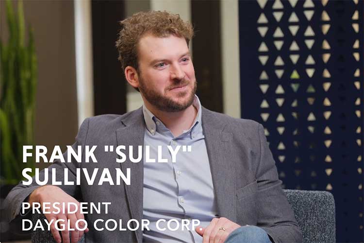 Frank "Sully" Sullivan, President, Dayglo Color Corp.